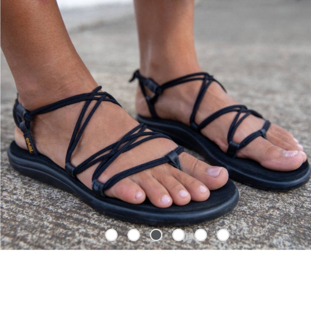 Teva Voya Infinity Sandal, black Sz 11